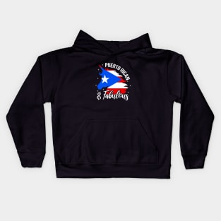 Puerto Rican & Fabulous - Puerto Rico Unicorn Kids Hoodie